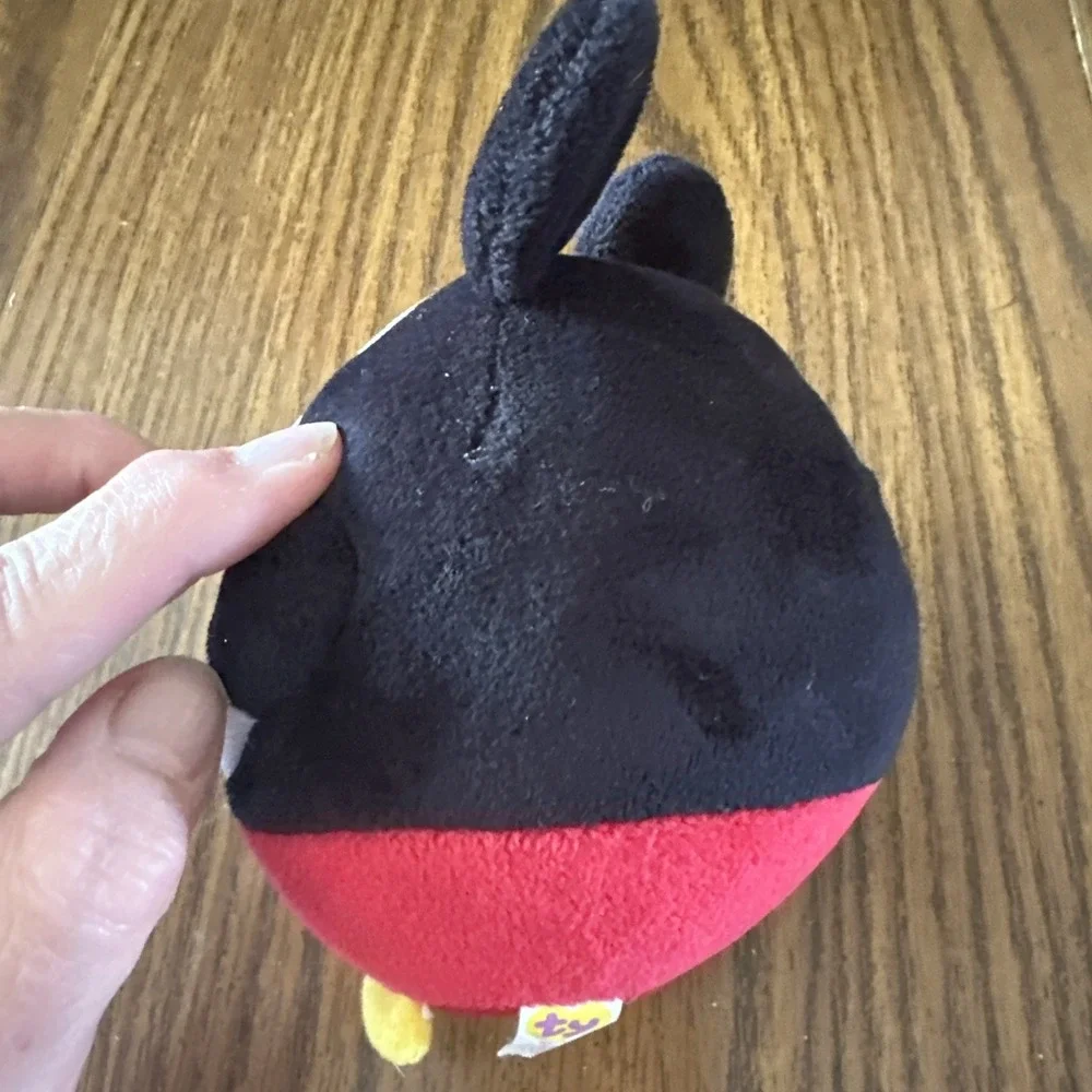 Disney TY Mickey Mouse Round Ball 2013 Soft Plush Stuffed Animal